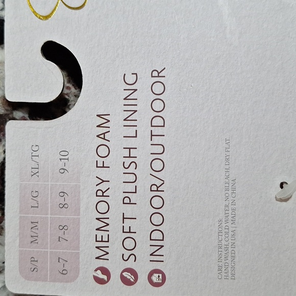 🌙 Jessica Simpson memory foam house slippers, flip flops. M 7/8. New! - Picture 5 of 11